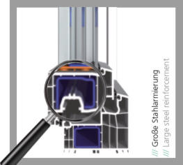 SALAMANDER bluEvolution 92 - Groe Stahlarmierung