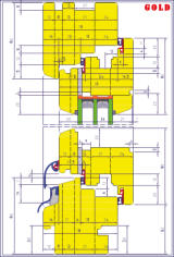 Vertikalschnitt von Fenster Energoline 78mm